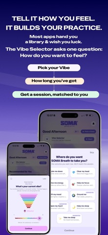 SOMA Breath: Guided Breathwork iPhone screenshot