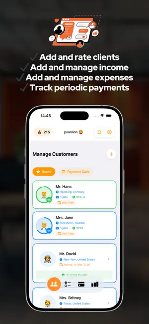 puanlion : Freelancer Asistant screenshot 2
