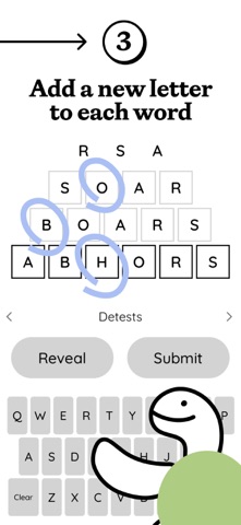 Triplit: Daily Word Game iPhone screenshot
