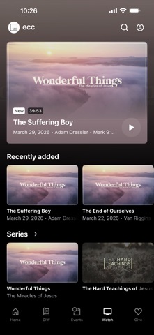 Grace Clarksville iPhone screenshot