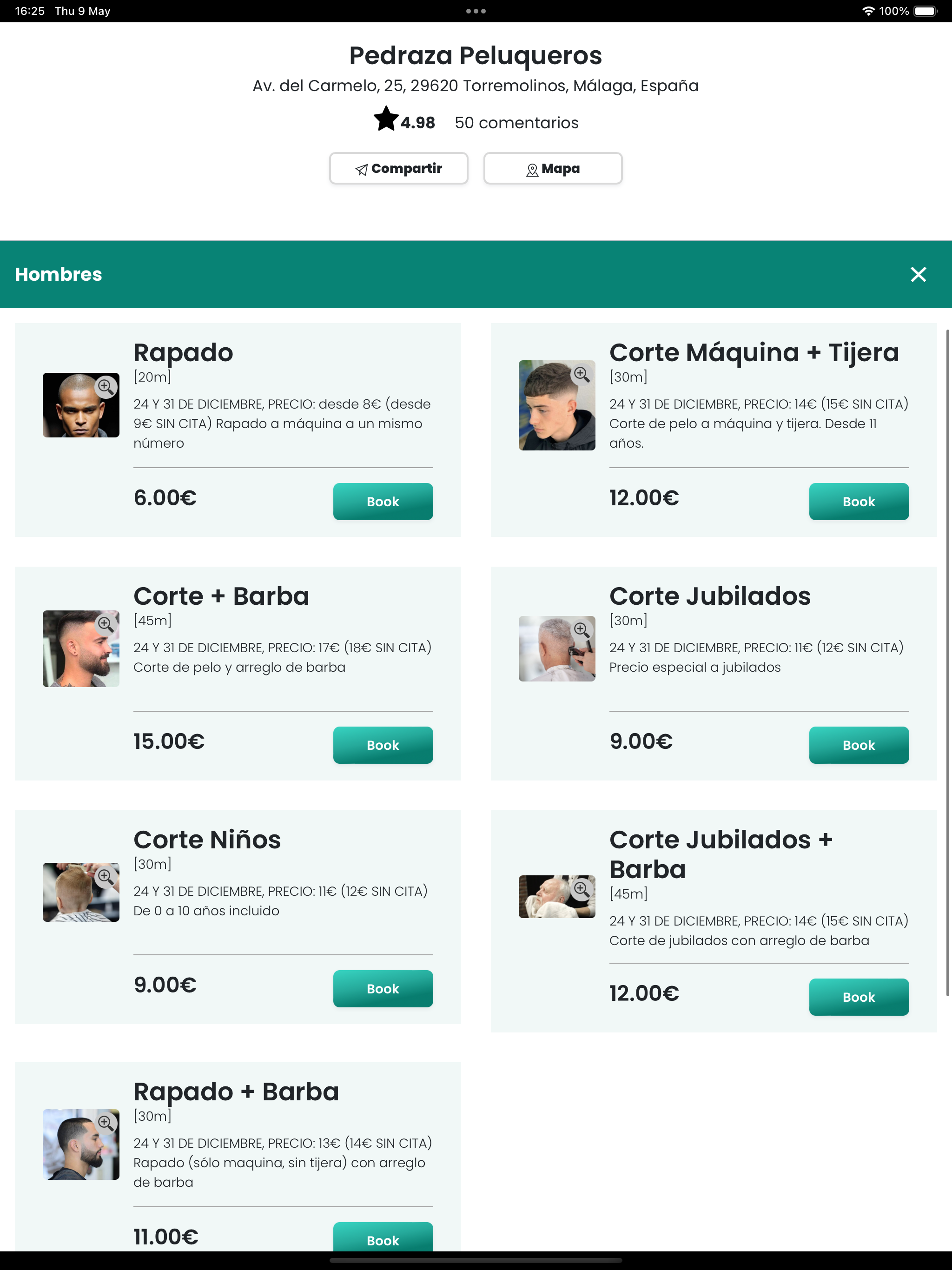 Peluquería Juanje Ramos screenshot 5