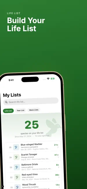 Birding Life List - Flock screenshot 3