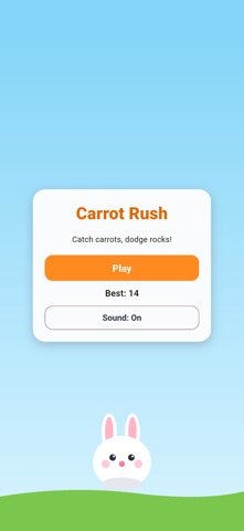 Carrot Rush: Rabbit Dash screenshot 1