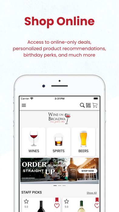 Wine On Broadway Screenshot