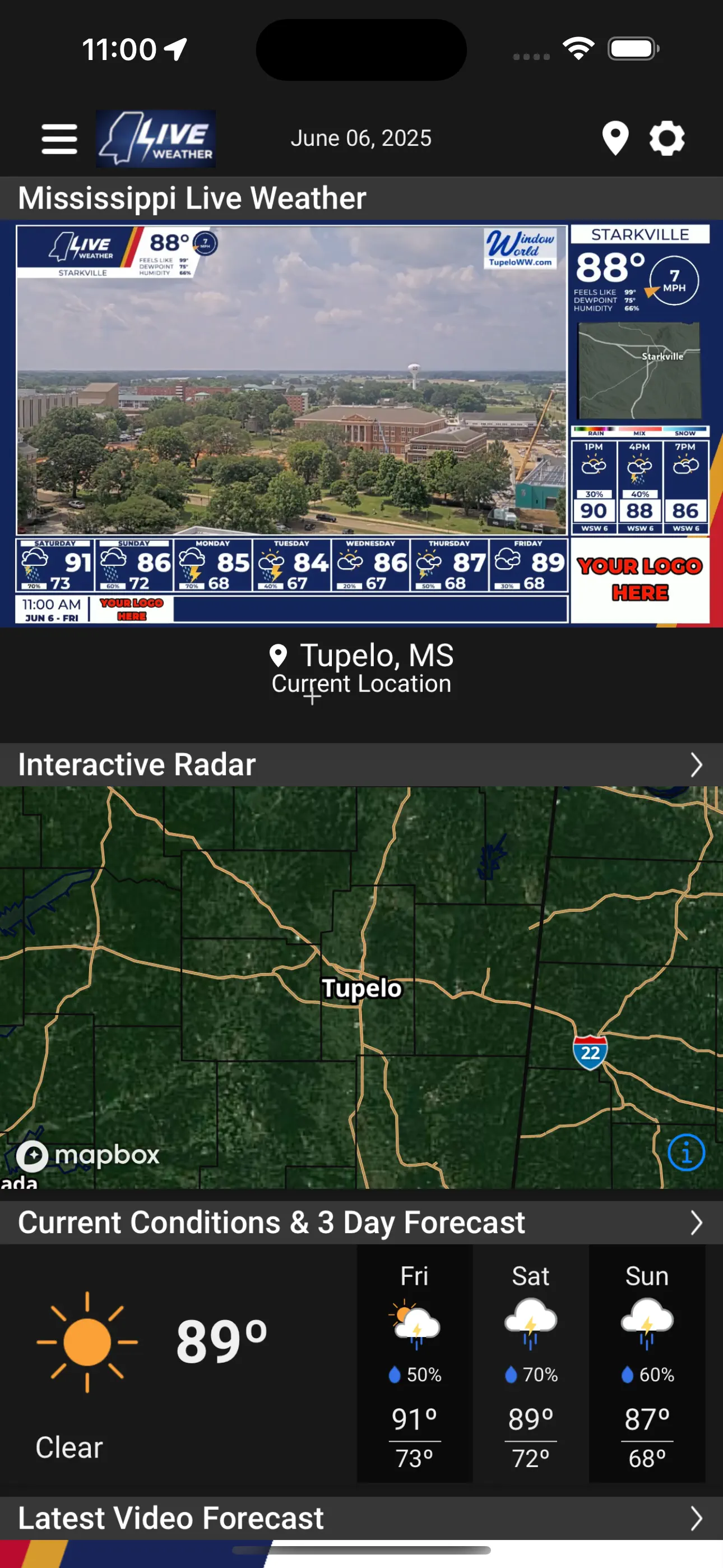 Mississippi LIVE Weather screenshot 1