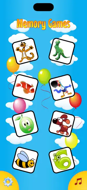 Memory Games with Animals 2 screenshot 1