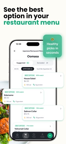 Menue AI - Calorie Tracker Screenshot 3 of 5