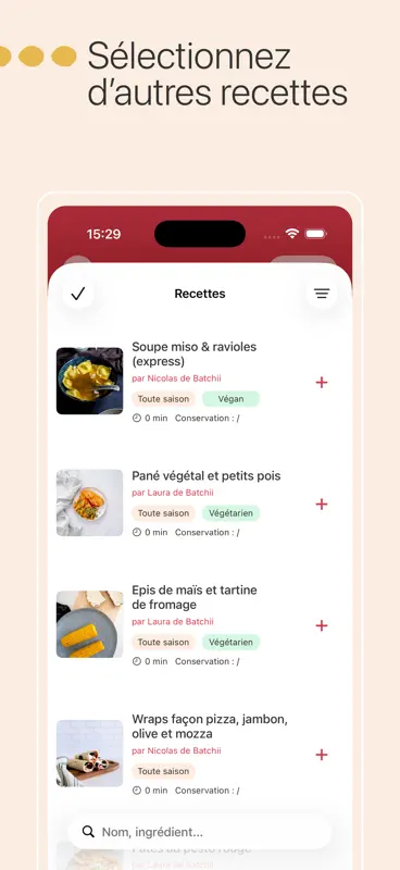 Batchii - Mon Batch Cooking screenshot 4 of 9