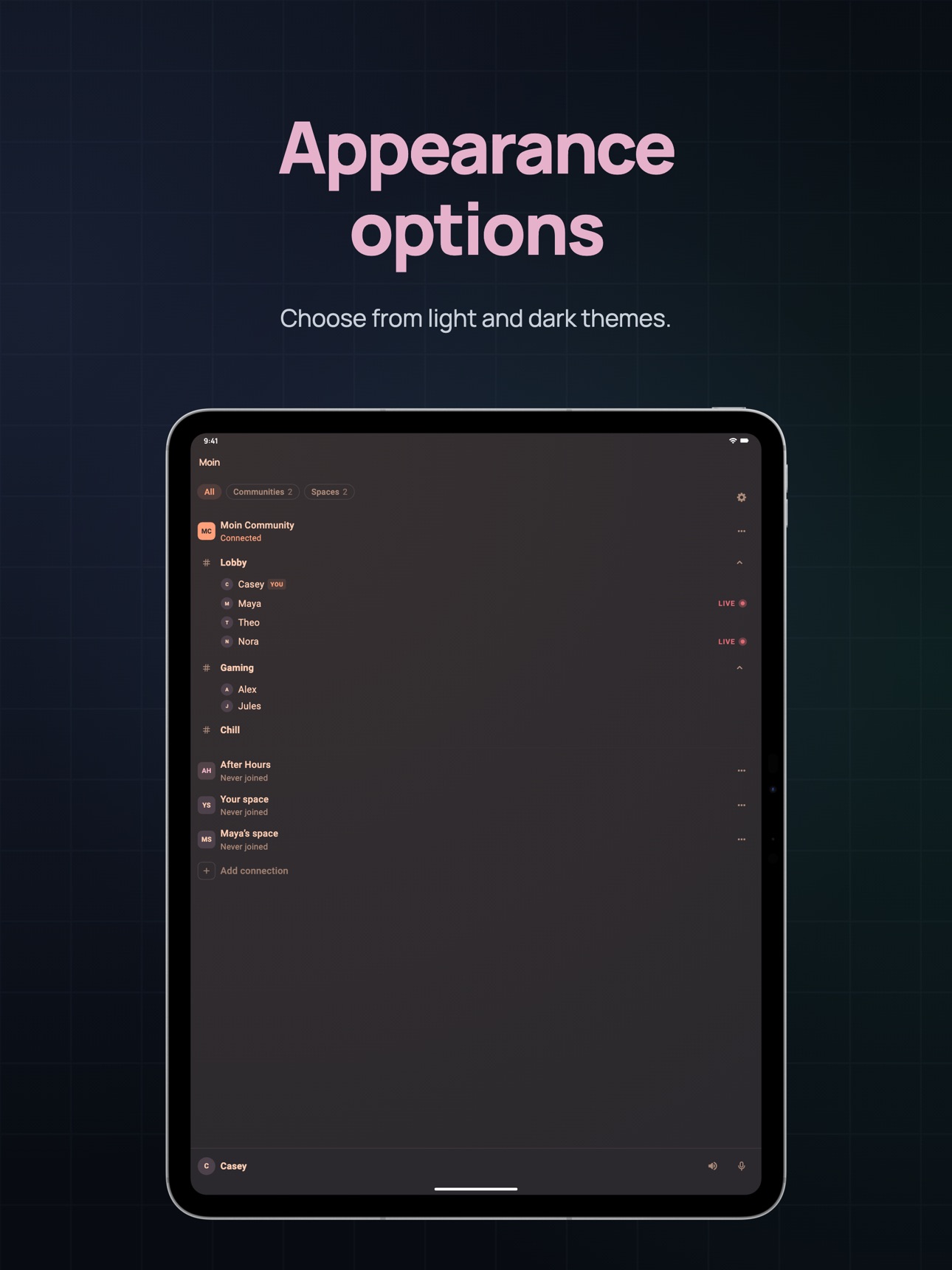 Screenshot 5 of Moin: Low-Latency Voice Chat