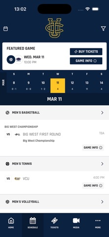 UC Irvine Anteaters screenshot