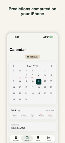 SafeCycle: Period Tracker Screenshot 2 of 5