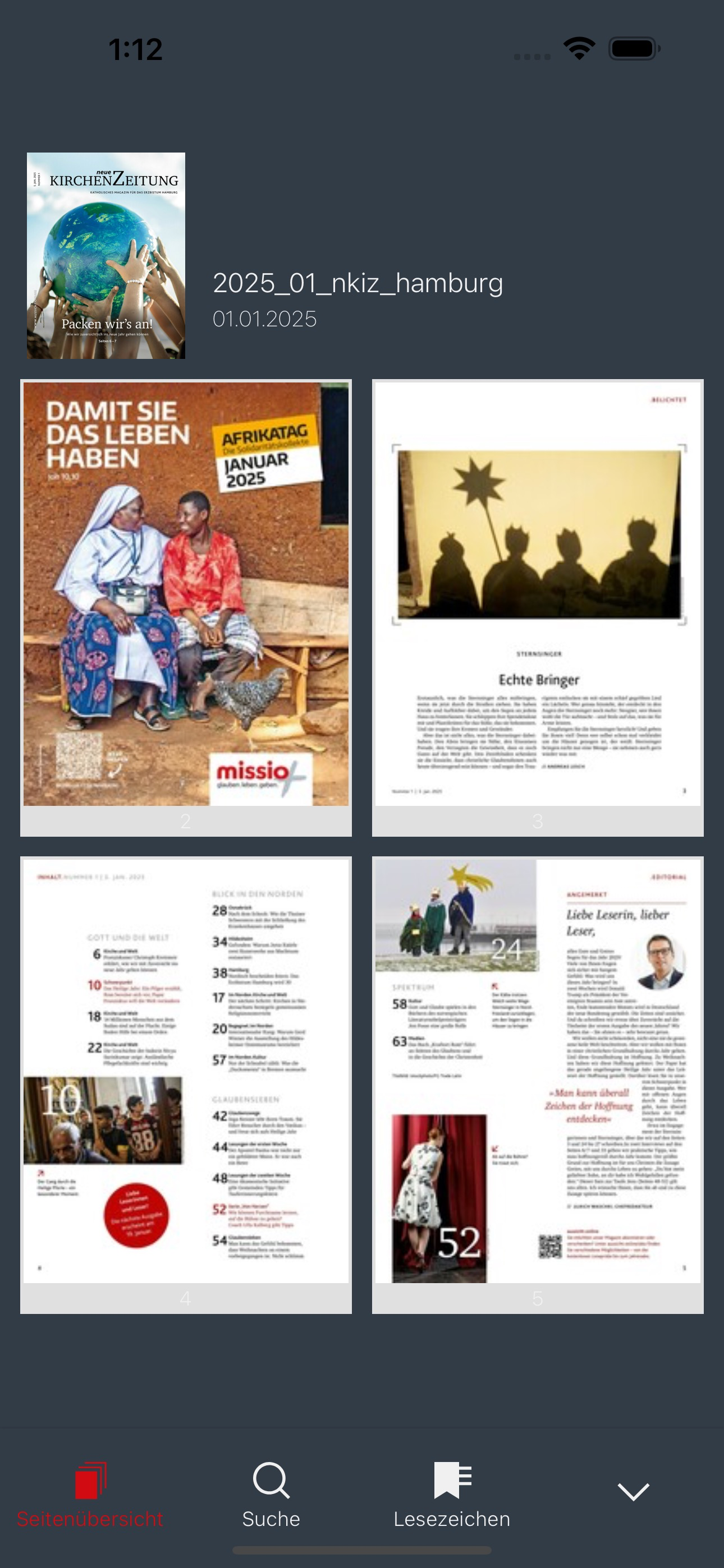 Kirchenzeitung Hamburg screenshot 3