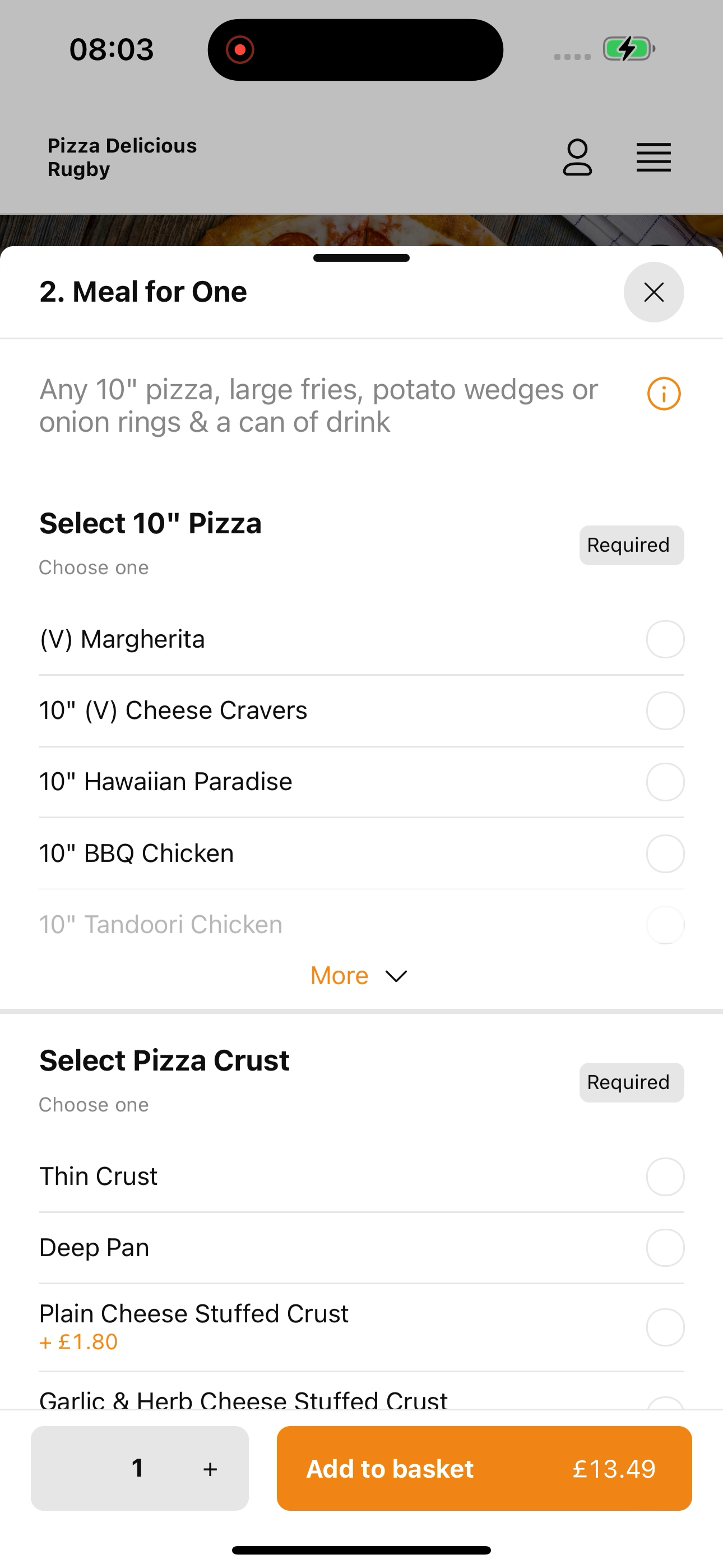 Pizza Delicious Rugby screenshot 7