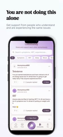 The MenoPal screenshot