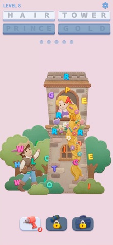 Word Screw Bolt : Puzzle Games iPhone screenshot