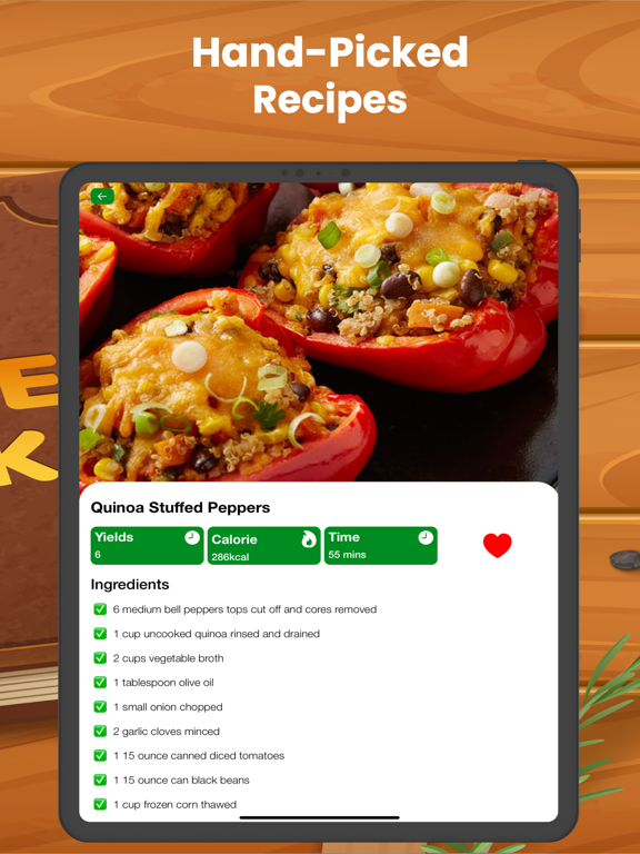 Healthy Recipes - Low Calorie iPad screenshot 2 - Food & Drink app