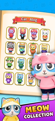 Meow Rush: Merge & Run iPhone screenshot