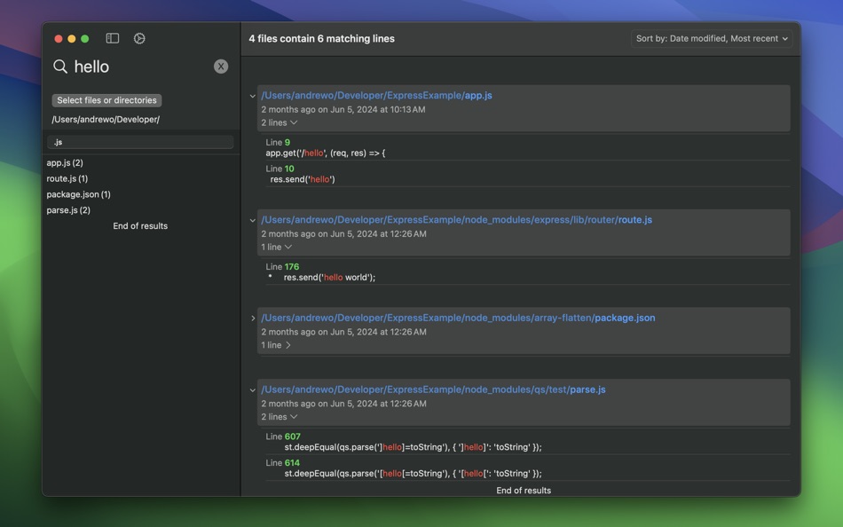#2. TextSearch (macOS) 게시자: Andrew Olechtchouk