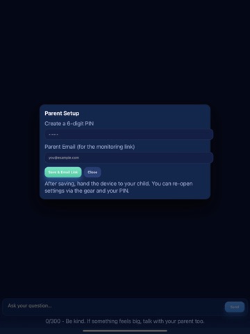 ParentViewAI iPad screenshot