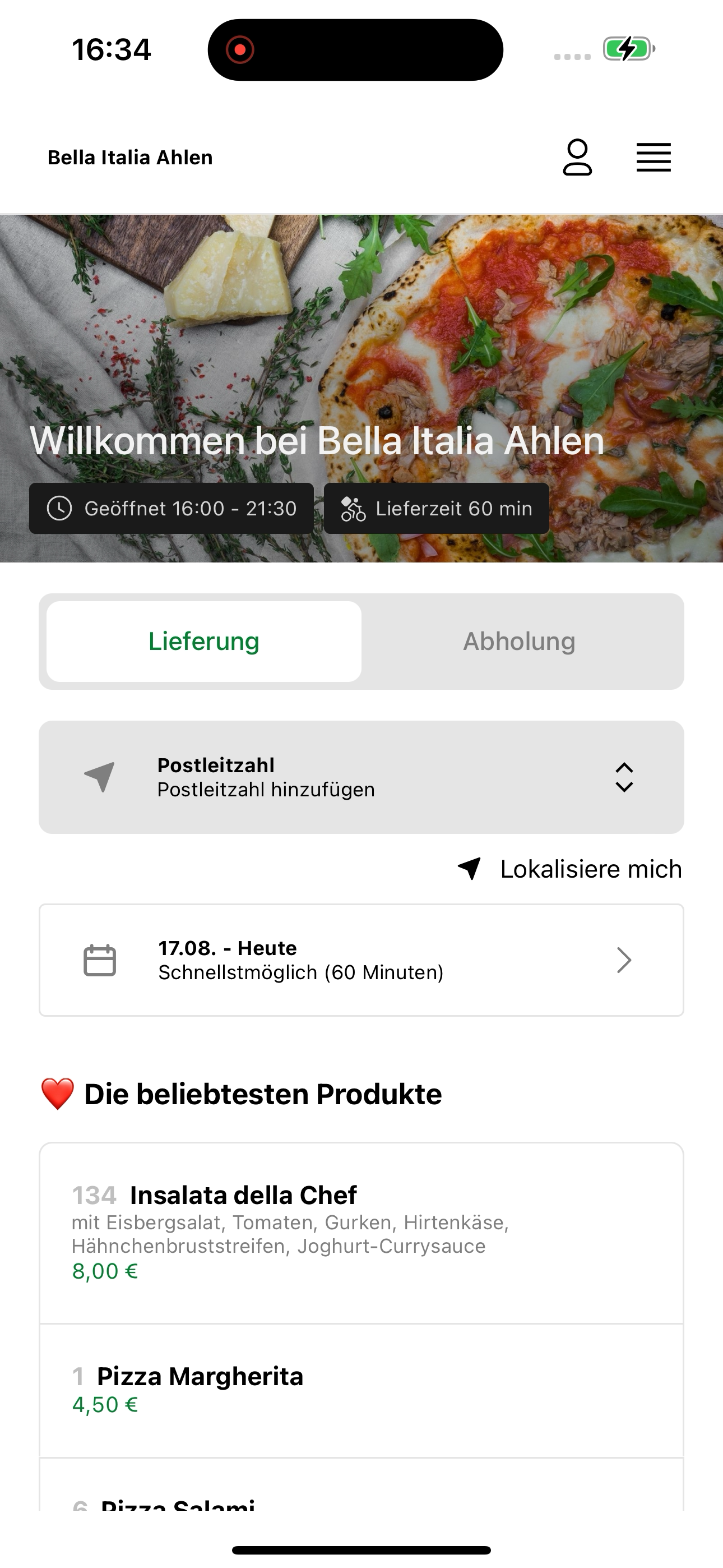 Pizza Bella Italia screenshot 3