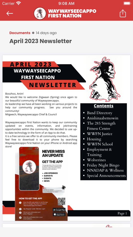#6. Waywayseecappo First Nation (iOS) 由: Waywayseecappo First Nation