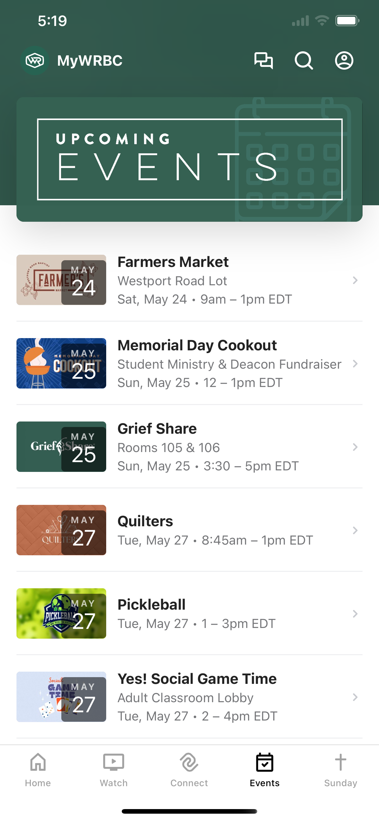 Westport Road Baptist Church screenshot 4