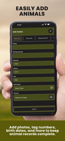 WildTrackApp: Farm & Herd Data screenshot