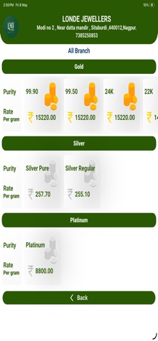 LONDE JEWELLERS PVT LTD screenshot