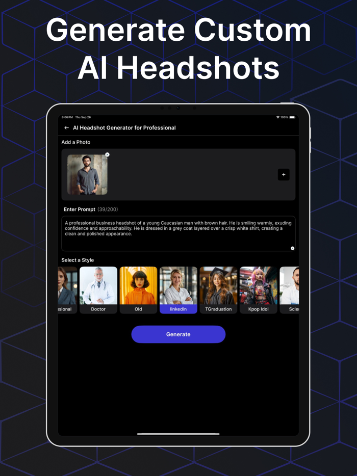 AI Headshot Generator and Photos