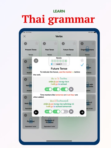 Enjoy Thai Learning iPad screenshot