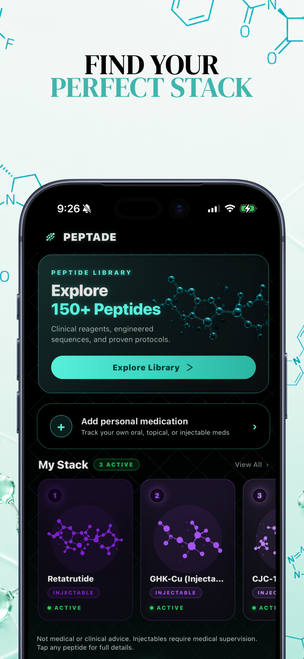 Peptade - Your Peptide Stack