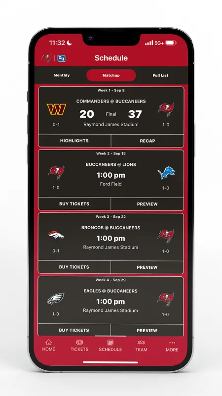 Tampa Bay Buccaneers Official screenshot 3 of 3