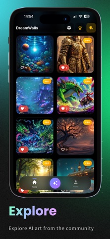 DreamWalls: AI Art Magic screenshot