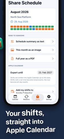 RotaDays: Shift Work Calendar Screenshot 3 of 6