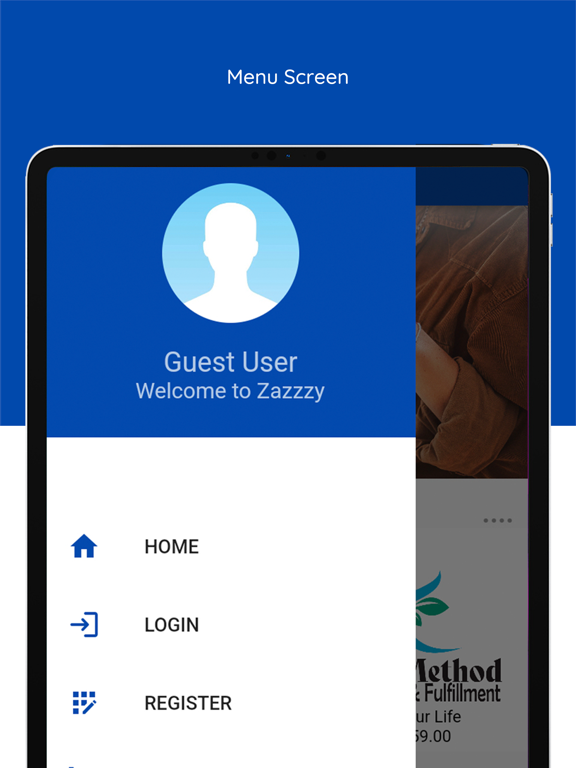 Zazzzy iPad screenshot 5 - Shopping app