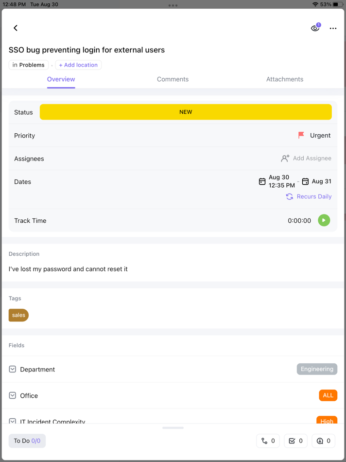 #7. ClickUp - Manage Teams & Tasks (iOS) Podle: Mango Technologies, Inc.
