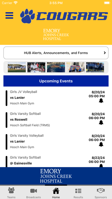 Chattahoochee Athletics Screenshot