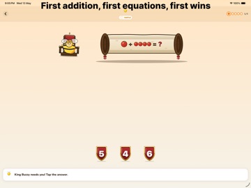 NumBee: Preschool Math Game iPad screenshot