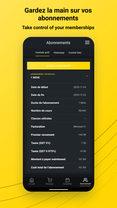 Gold's Gym QC screenshot