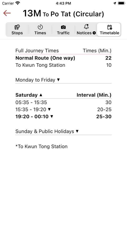 #6. HK Bus ETA (iOS) 由: Cheuk Lam Li