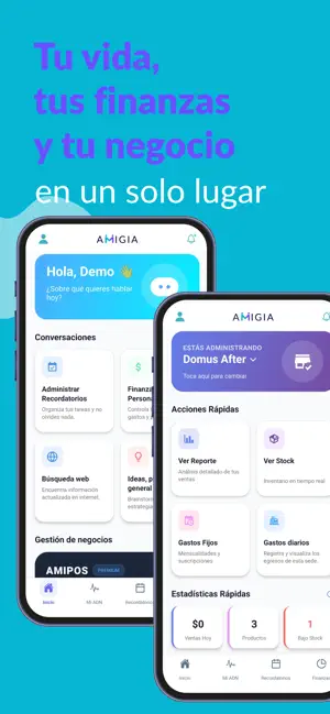 Amigia - Asistente Personal screenshot 1
