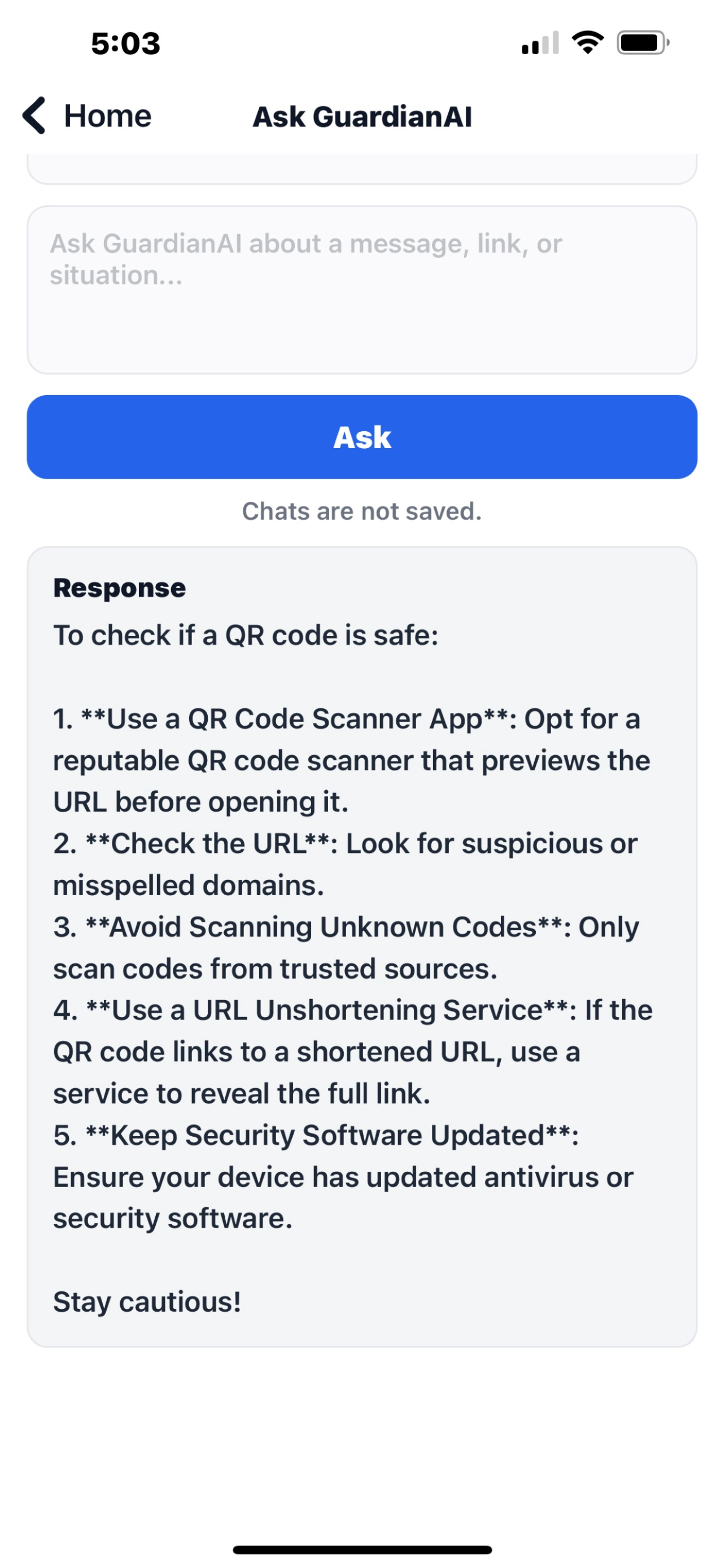GuardianAI: Scam Defense screenshot 9
