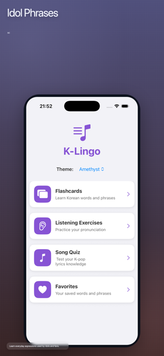 K-lingo Kpop learning Screenshot 5 of 5
