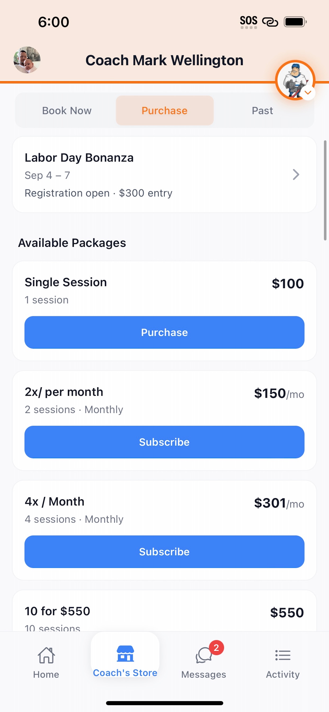 Screenshot 6 of Coachzilla App