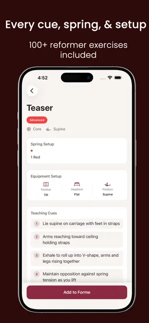Forme Pilates Planner screenshot 4