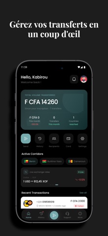 Orafinx – Transfert Mobile iPhone screenshot