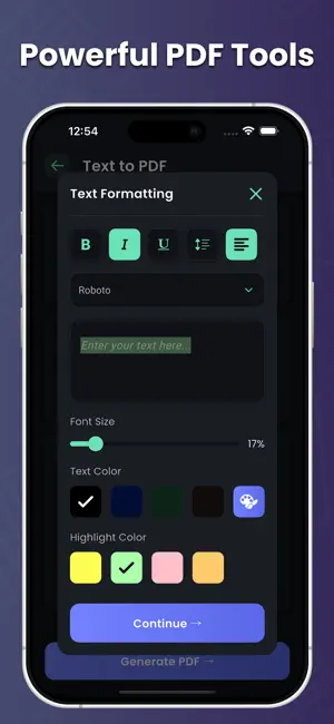 PDF Writer & Editor Pro screenshot 3