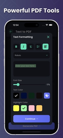 PDF Writer & Editor Pro screenshot