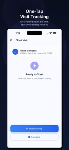 VisitNote AI iPhone screenshot