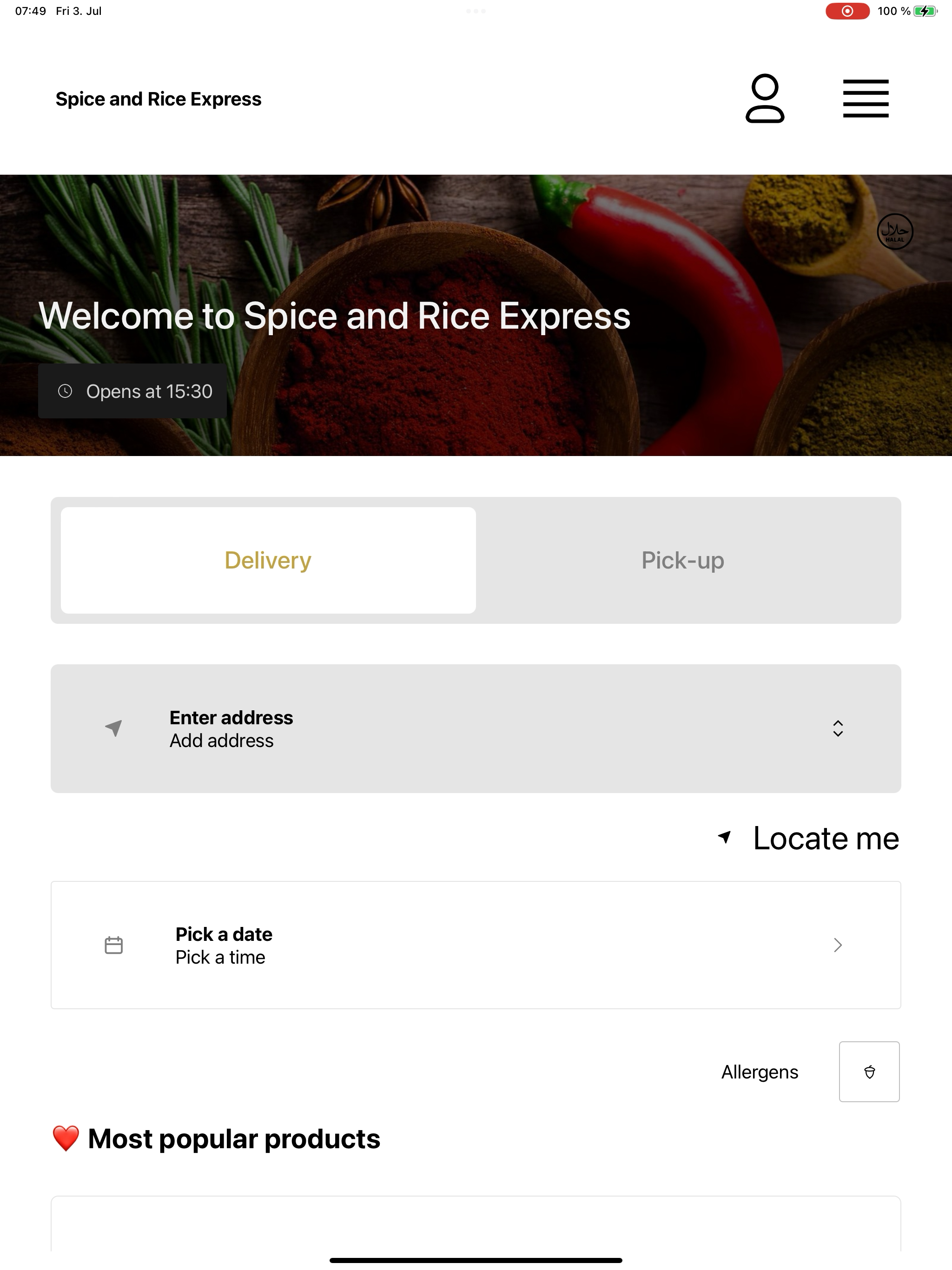 Spice and Rice Express Dublin screenshot 9
